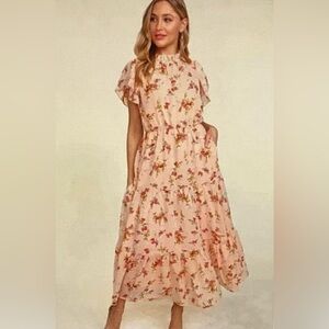 Haptics Floral Pink Dress